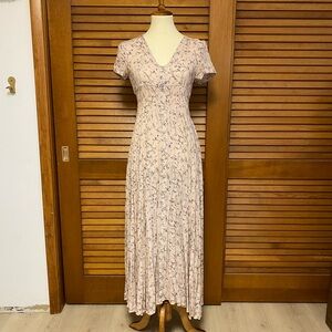 Showpo Blush Floral Maxi Dress